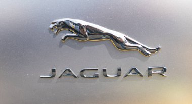Chicago, Illinois, ABD - 08 Eylül 2024: Jaguar Logosu. Lüks İngiliz arabası Jaguar işareti