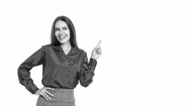 Girişimcinin başarısı. Liderlik. Başarılı iş kadını beyazları izole etti. İş kadınının profesyonel mesleği. İş kadını patronu güçlü bir liderdir. Başarılı bir iş. Fikirden ilham aldım.