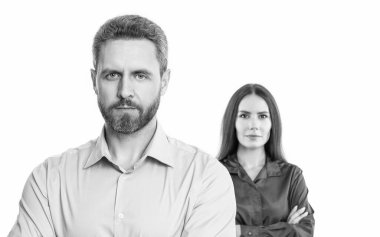 İş ekibi başarısı. İş adamlarının başarısı için reklam. Finansal açıdan başarılı bir anlaşma. Takım elbiseli iş adamları. İş başarısı beyazda izole edildi. Başarılı bir ortaklık. İnsan kaynakları yöneticisi.