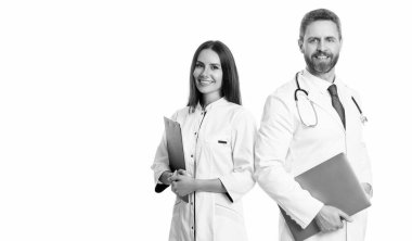 Reçeteli sağlık sigortası. Tıbbi servis. Doktor, hastaya reçete yazma dosyasını tutun. Tıbbi kayıt teşhisi. Doktor kontrolünden sonra reçeteli ilaç. Boşluğu kopyala.