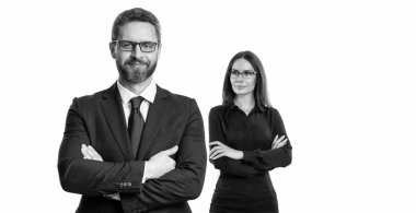 Ortaklık kavramı. Ortak takımı. Başarılı ortaklık. İş ekibi başarısı. İş ortağı beyazla izole edilmiş. Takım elbiseli iş adamları. İş ekibi çalışması ve işbirliği. iş fırsatı.