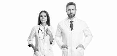 Tıbbi personel. Doktor ve hemşire ekibi hastanede. Sağlık ve ilaç servisi. Klinikteki sağlık çalışanları beyazları izole etmiş. Tıbbi servis. Sağlık hizmetleri meslektaşı olan bir doktor. Sağlık Politikası.