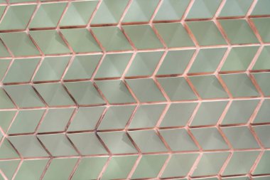 Seramik karo geometrik arka plan. Geometrik arka plan. Geometrik şablon arka planı. Geometrik mimari. Döşeme şekli arkaplanı. Geometrik şekil. Döşeme duvarı tasarımı.