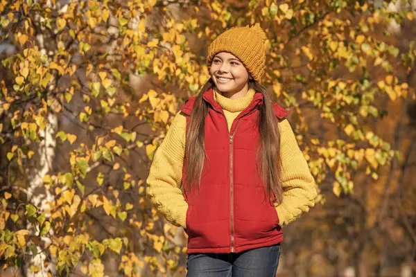 Gençler güler güz mevsiminde okul zamanı açık havada.