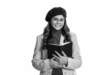 Eğitim ve bilgi. Okul okuma eğitimi. Okula dönelim. Sonbahar kızı okul kitabını okudu. Üniversite öğrencileri için eğitim. Genç kız kitap okuyor. Sonbahar ders çalışma zamanıdır..