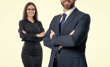 İş başarısı beyazda izole edildi. Başarılı bir ortaklık. İş ekibi başarısı. İş adamlarının başarısı için reklam. Finansal açıdan başarılı bir anlaşma. Takım elbiseli iş adamları. işletme öğretmeni.