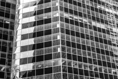 Ön cephe mimarisi. Mimarlık geçmişi. Cam bina penceresi. Mimari detay. Detaylı mimari geçmişi. Modern iş bürosu. İş oluşturma.