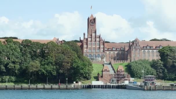 Flensburg Deutschland August 2023 Matrosenschule Der Ostsee Norddeutschland — Stockvideo