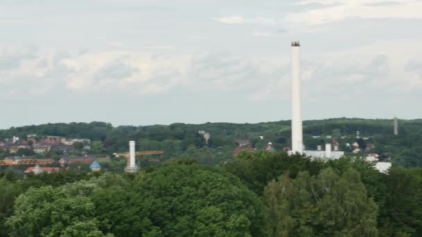 플렌스부르크 2021년 27일 위에서 플렌스부르크 도시의 — 비디오