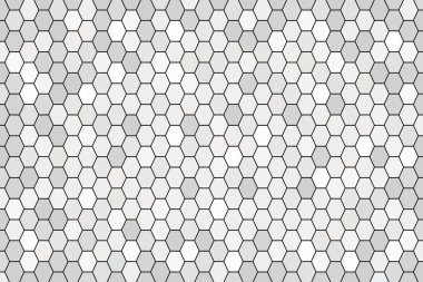 Abstract white background with geometric hexagons - Illustration, White Of Light And Dark red