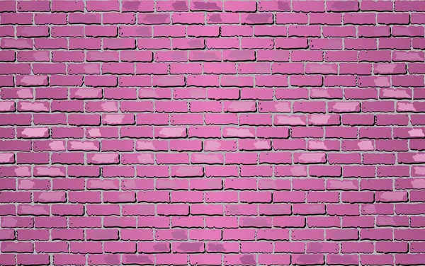 Shiny Planetary Purple Brick Wall Illustration Shades Purple Brick Wall — Stock Vector