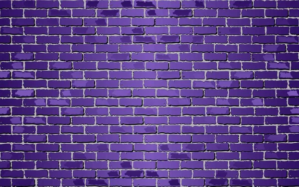Shiny Dark Purple Brick Wall Illustration Abstract Vector Background — Stock Vector