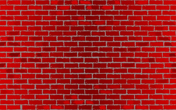Fényes Maroon Color Brick Wall Illusztráció Absztrakt Vektor Háttér — Stock Vector