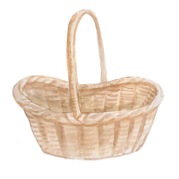 Easter Holiday Spring Bunnies Animals Chick Duckling Eggs Basket Wicker — 图库照片