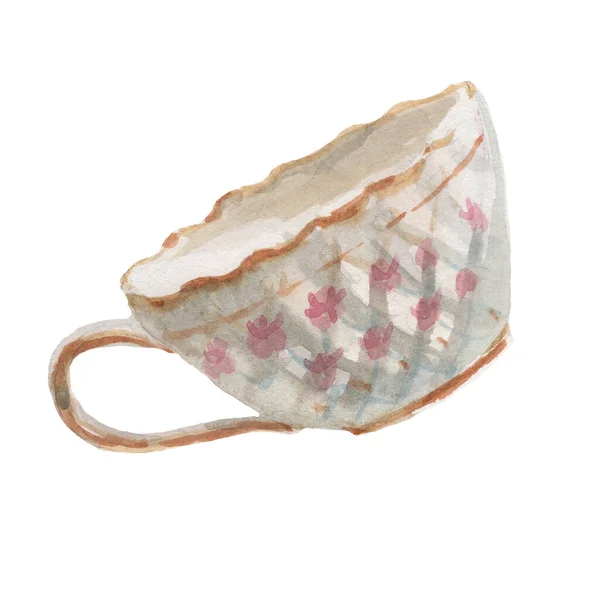 Geschirr Keramik Tasse Kanne Kaffeekanne Milchkanne Untertassen Tee Party Teekanne — Stockfoto