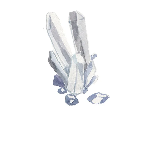 Baykuş Kristalleri Sihirli Cam Matara Şişesi Klasik Kitaplar Suluboya Resimli — Stok fotoğraf