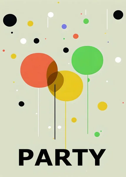 Das Konzept Der Feier Des Festes Farbige Flache Vektordarstellung Plakatdesign — Stockfoto