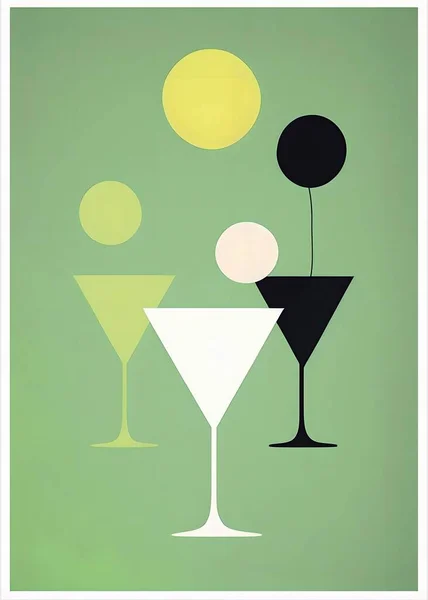 节日庆祝的概念 彩色平面矢量图解 夏季派对的海报设计模板 矢量图解以简约的风格 一群快乐的人在假日聚会上聚在一起 — 图库照片