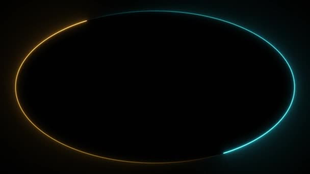 Loop Popular Abstract Seamless Background Yellow Blue Spectrum Loop Animation — 图库视频影像