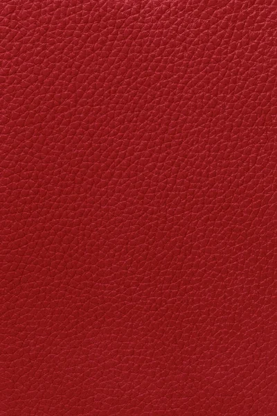 レッド本物のカーフスキン 革の質感の背景 — ストック写真