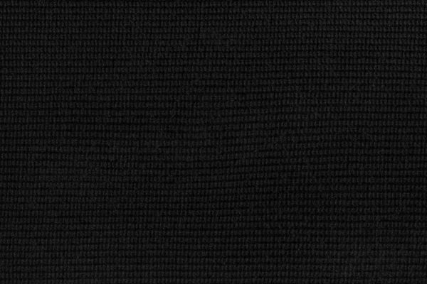Texture Knitted Wool Black Texture Jersey Background — Stock Photo, Image