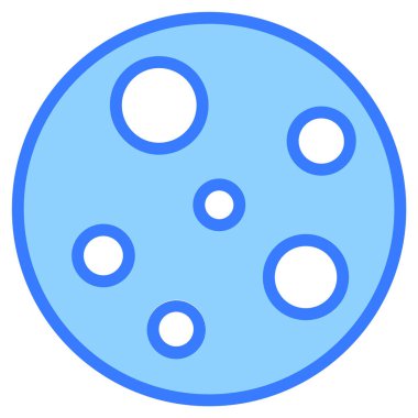 bisküvi, kurabiye, yemek Mavi Özet Basit Simge.