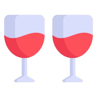 içecek, içecek düz çizgi simgesi  