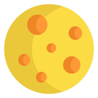 Bisküvi, kurabiye düz çizgi simgesi