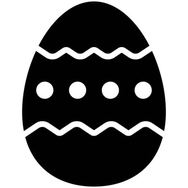 Paskalya yumurtası, Siluet, Kara Sembol simgesi.