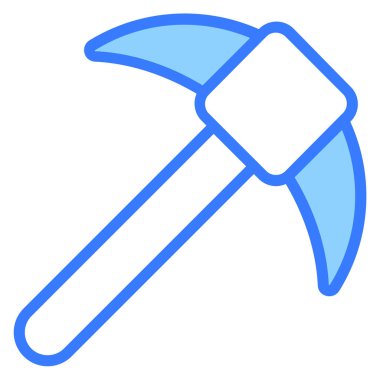 baltayı seç Mavi out çizgi vektör tasarımı