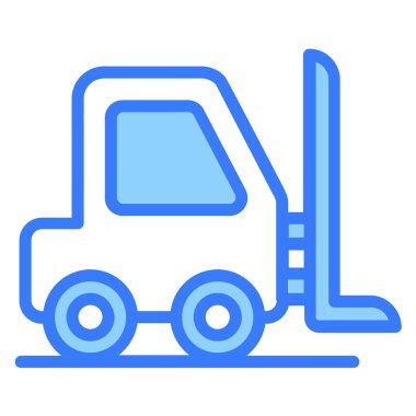 lifter Mavi out line vektör tasarımı