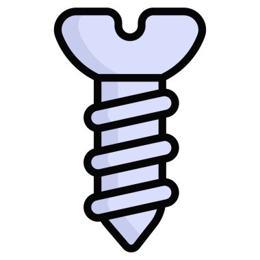 vida vektör düz simge, renkli çizgi vektör tasarımı