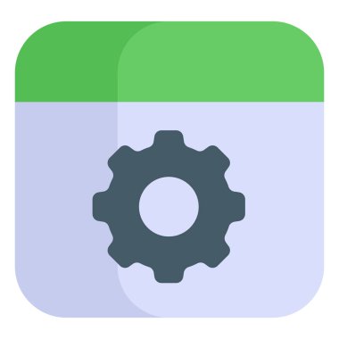 İşçi Bayramı takvimi düz simgesi, İşçi Bayramı düz vektör tasarımı