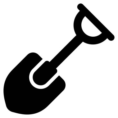 Kürek kabartma simgesi, kabartma vektör tasarımı