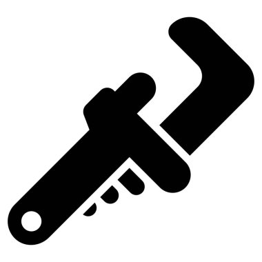 boru anahtarı kabartma simgesi, kabartma vektör tasarımı