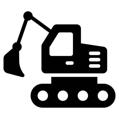 kazıcı kabartma simgesi, kabartma vektör tasarımı