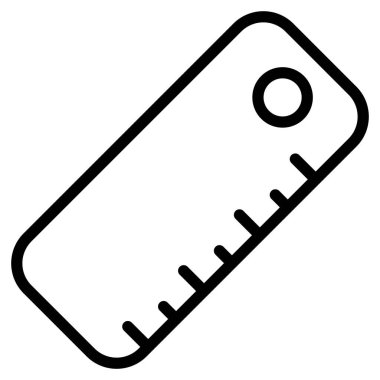 cetvel çizgisi simgesi, karartma çizgisi vektör tasarımı