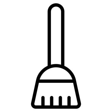 Süpürge çizgisi simgesi, karartma çizgisi vektör tasarımı 