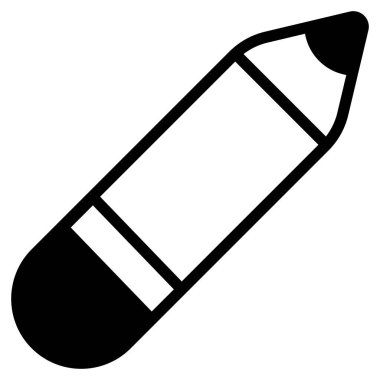 Kalem kabartma simgesi, vektör kabartma tasarımı