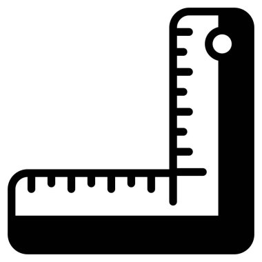 Roller glyph simgesi, vektör glyph tasarımı