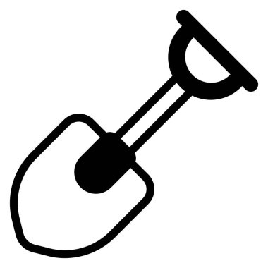 Kürek kabartma simgesi, vektör kabartma tasarımı