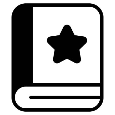 kitap kabartma simgesi, vektör kabartma tasarımı