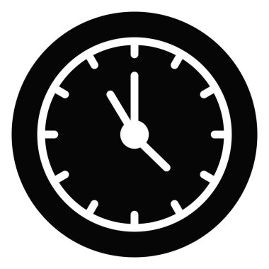 Saat sembolü, Mutlu Noeller ve web ve mobil tasarım için Mutlu Yeni Yıl simgeleri.