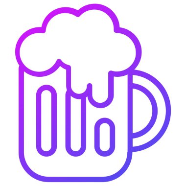 Bira ana hatları ikonu, Mutlu Noeller ve web ve mobil tasarım için Mutlu Yıllar simgeleri.