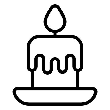 Mum hattı simgesi, Mutlu Noeller ve web ve mobil tasarım için Mutlu Yeni Yıl simgeleri.