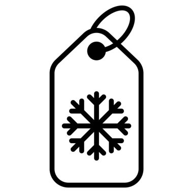 Etiket siyahı doldurulmuş taslak simgesi, Mutlu Noeller ve web ve mobil tasarım için Mutlu Yıllar simgeleri.