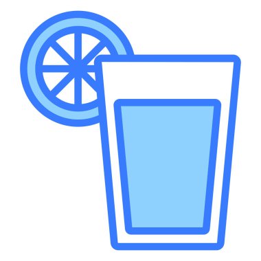 Meyve suyu vektörü Simgesi. Basit Yaratıcı Vektör Satır Simgesi