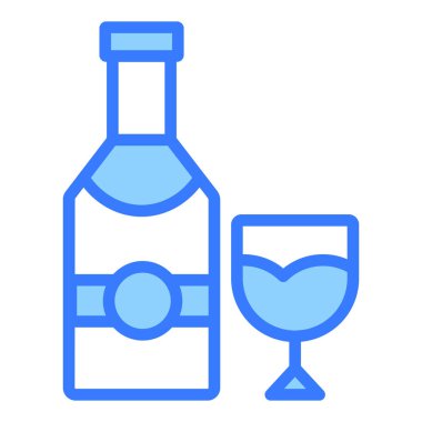 içki vektör hattı simgesi. Basit Yaratıcı Vektör Satır Simgesi