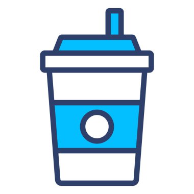 Kahve vektörü Simgesi. Basit Yaratıcı Vektör Satır Simgesi