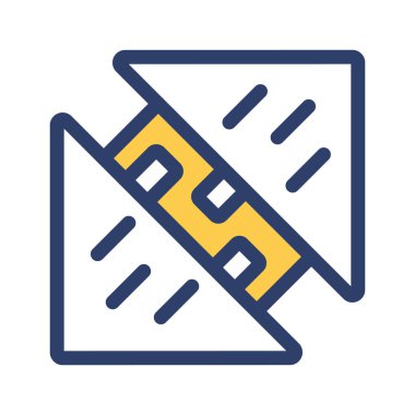 Sandviç vektör hattı simgesi. Basit Yaratıcı Vektör Satır Simgesi